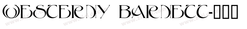 Westerny Barnett字体转换